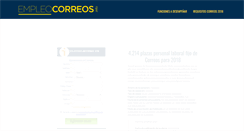 Desktop Screenshot of empleocorreos.info